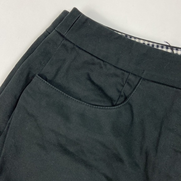 TALBOTS Petites Stretch Black Ankle Cropped Black Career Trouser Pants - Picture 8 of 11